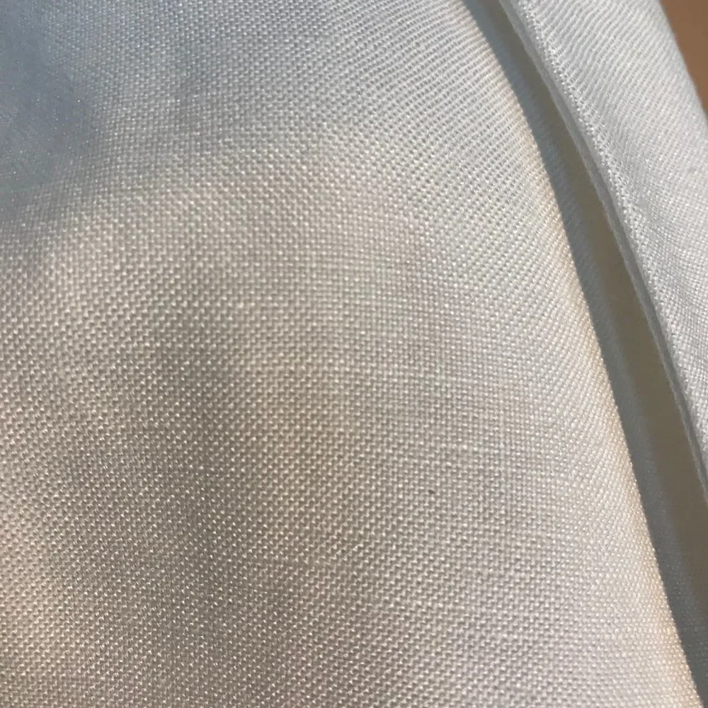 Calvin Klein Double Breasted White Linen Jacket